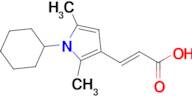 (2e)-3-(1-Cyclohexyl-2,5-dimethyl-1h-pyrrol-3-yl)prop-2-enoic acid