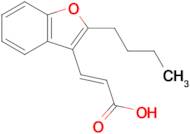 (2e)-3-(2-Butyl-1-benzofuran-3-yl)prop-2-enoic acid