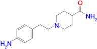 1-[2-(4-aminophenyl)ethyl]piperidine-4-carboxamide