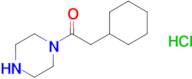 2-Cyclohexyl-1-(piperazin-1-yl)ethan-1-one hydrochloride