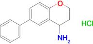 6-Phenyl-3,4-dihydro-2h-1-benzopyran-4-amine hydrochloride