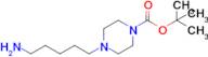 Tert-butyl 4-(5-aminopentyl)piperazine-1-carboxylate