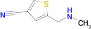 5-[(methylamino)methyl]thiophene-3-carbonitrile