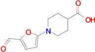 1-(5-Formylfuran-2-yl)piperidine-4-carboxylic acid