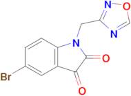 5-Bromo-1-(1,2,4-oxadiazol-3-ylmethyl)-2,3-dihydro-1h-indole-2,3-dione