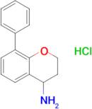 8-Phenyl-3,4-dihydro-2h-1-benzopyran-4-amine hydrochloride