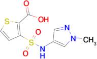 3-[(1-methyl-1h-pyrazol-4-yl)sulfamoyl]thiophene-2-carboxylic acid