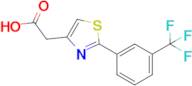 2-{2-[3-(trifluoromethyl)phenyl]-1,3-thiazol-4-yl}acetic acid