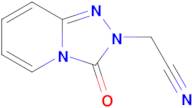 2-{3-oxo-2h,3h-[1,2,4]triazolo[4,3-a]pyridin-2-yl}acetonitrile