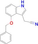 2-[4-(benzyloxy)-1h-indol-3-yl]acetonitrile