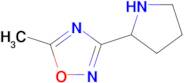 5-Methyl-3-(pyrrolidin-2-yl)-1,2,4-oxadiazole