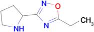 5-Ethyl-3-(pyrrolidin-2-yl)-1,2,4-oxadiazole