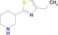 3-(4-Ethyl-1,3-thiazol-2-yl)piperidine