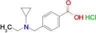 4-{[cyclopropyl(ethyl)amino]methyl}benzoic acid hydrochloride