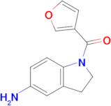 1-(Furan-3-carbonyl)-2,3-dihydro-1h-indol-5-amine