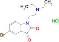 5-Bromo-1-[2-(diethylamino)ethyl]-2,3-dihydro-1h-indole-2,3-dione hydrochloride