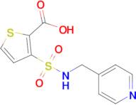 3-[(pyridin-4-ylmethyl)sulfamoyl]thiophene-2-carboxylic acid