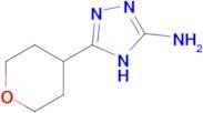 5-(Oxan-4-yl)-4h-1,2,4-triazol-3-amine