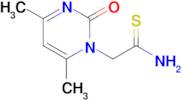 2-(4,6-Dimethyl-2-oxo-1,2-dihydropyrimidin-1-yl)ethanethioamide