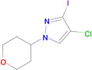 4-Chloro-3-iodo-1-(oxan-4-yl)-1h-pyrazole