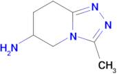 3-Methyl-5h,6h,7h,8h-[1,2,4]triazolo[4,3-a]pyridin-6-amine