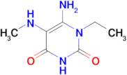 6-Amino-1-ethyl-5-(methylamino)-1,2,3,4-tetrahydropyrimidine-2,4-dione