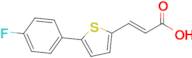 (2e)-3-[5-(4-fluorophenyl)thiophen-2-yl]prop-2-enoic acid