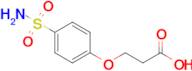 3-(4-Sulfamoylphenoxy)propanoic acid