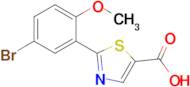 2-(5-Bromo-2-methoxyphenyl)-1,3-thiazole-5-carboxylic acid