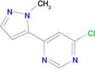 4-Chloro-6-(1-methyl-1h-pyrazol-5-yl)pyrimidine