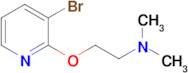 (2-[(3-bromopyridin-2-yl)oxy]ethyl)dimethylamine