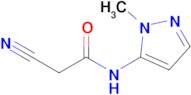 2-Cyano-n-(1-methyl-1h-pyrazol-5-yl)acetamide