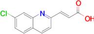 (2e)-3-(7-Chloroquinolin-2-yl)prop-2-enoic acid