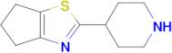 4-{4h,5h,6h-cyclopenta[d][1,3]thiazol-2-yl}piperidine