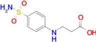 3-[(4-sulfamoylphenyl)amino]propanoic acid