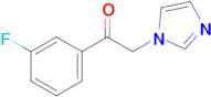 1-(3-Fluorophenyl)-2-(1h-imidazol-1-yl)ethan-1-one