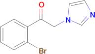 1-(2-Bromophenyl)-2-(1h-imidazol-1-yl)ethan-1-one