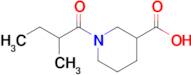 1-(2-Methylbutanoyl)piperidine-3-carboxylic acid