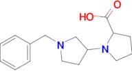 1-(1-Benzylpyrrolidin-3-yl)pyrrolidine-2-carboxylic acid