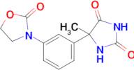5-Methyl-5-[3-(2-oxo-1,3-oxazolidin-3-yl)phenyl]imidazolidine-2,4-dione