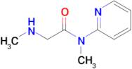 n-Methyl-2-(methylamino)-n-(pyridin-2-yl)acetamide