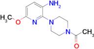 1-[4-(3-amino-6-methoxypyridin-2-yl)piperazin-1-yl]ethan-1-one