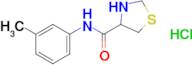 n-(3-Methylphenyl)-1,3-thiazolidine-4-carboxamide hydrochloride