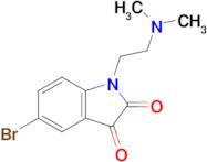 5-Bromo-1-[2-(dimethylamino)ethyl]-2,3-dihydro-1h-indole-2,3-dione