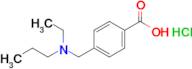 4-{[ethyl(propyl)amino]methyl}benzoic acid hydrochloride