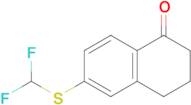 6-[(difluoromethyl)sulfanyl]-1,2,3,4-tetrahydronaphthalen-1-one