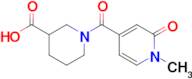 1-(1-Methyl-2-oxo-1,2-Dihydropyridine-4-carbonyl)piperidine-3-carboxylic acid