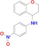 n-(4-Nitrophenyl)-3,4-dihydro-2h-1-benzopyran-4-amine
