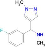 [(3-fluorophenyl)(1-methyl-1h-pyrazol-4-yl)methyl](methyl)amine