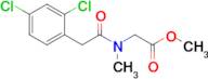 Methyl 2-[2-(2,4-dichlorophenyl)-n-methylacetamido]acetate